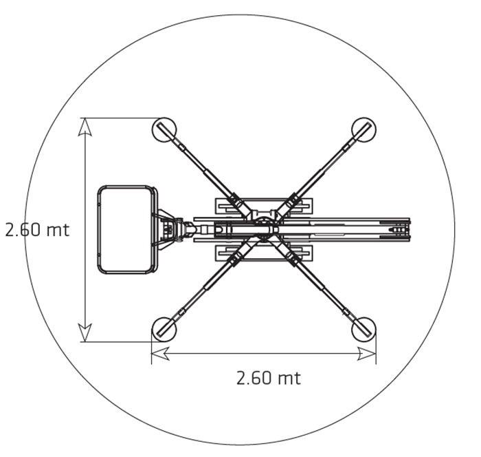 Piattaforma Articolata a ragno RA 12 EASY - R-130