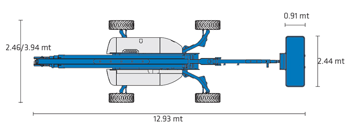 Piattaforma Semovente Articolata Diesel ADX 43 GE - Z 135-70